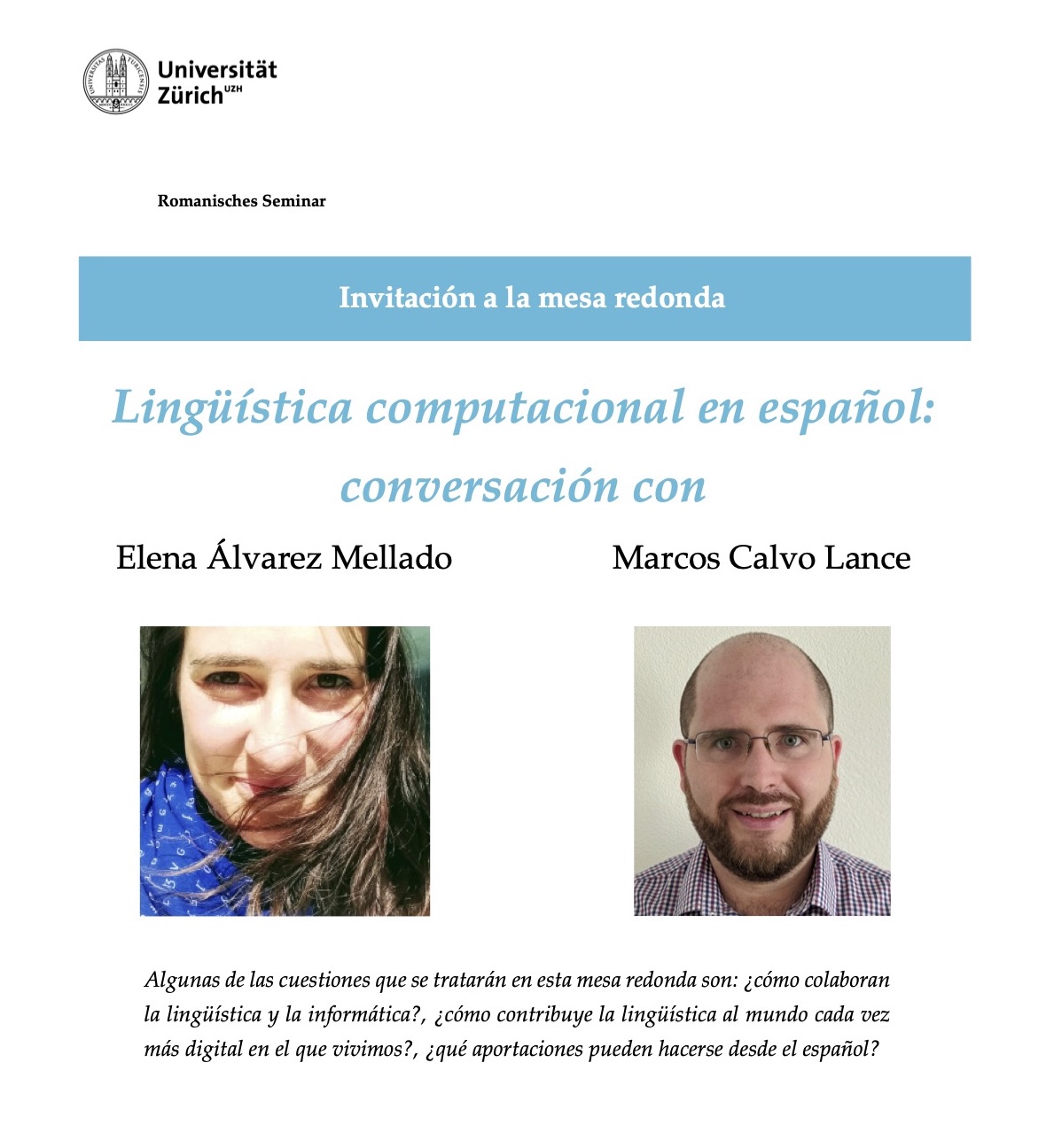 Lingüística computacional en español: conversación con Elena Álvarez Mellado y Marcos Calvo Lance