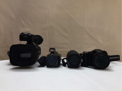 Sony und Canon Kameras